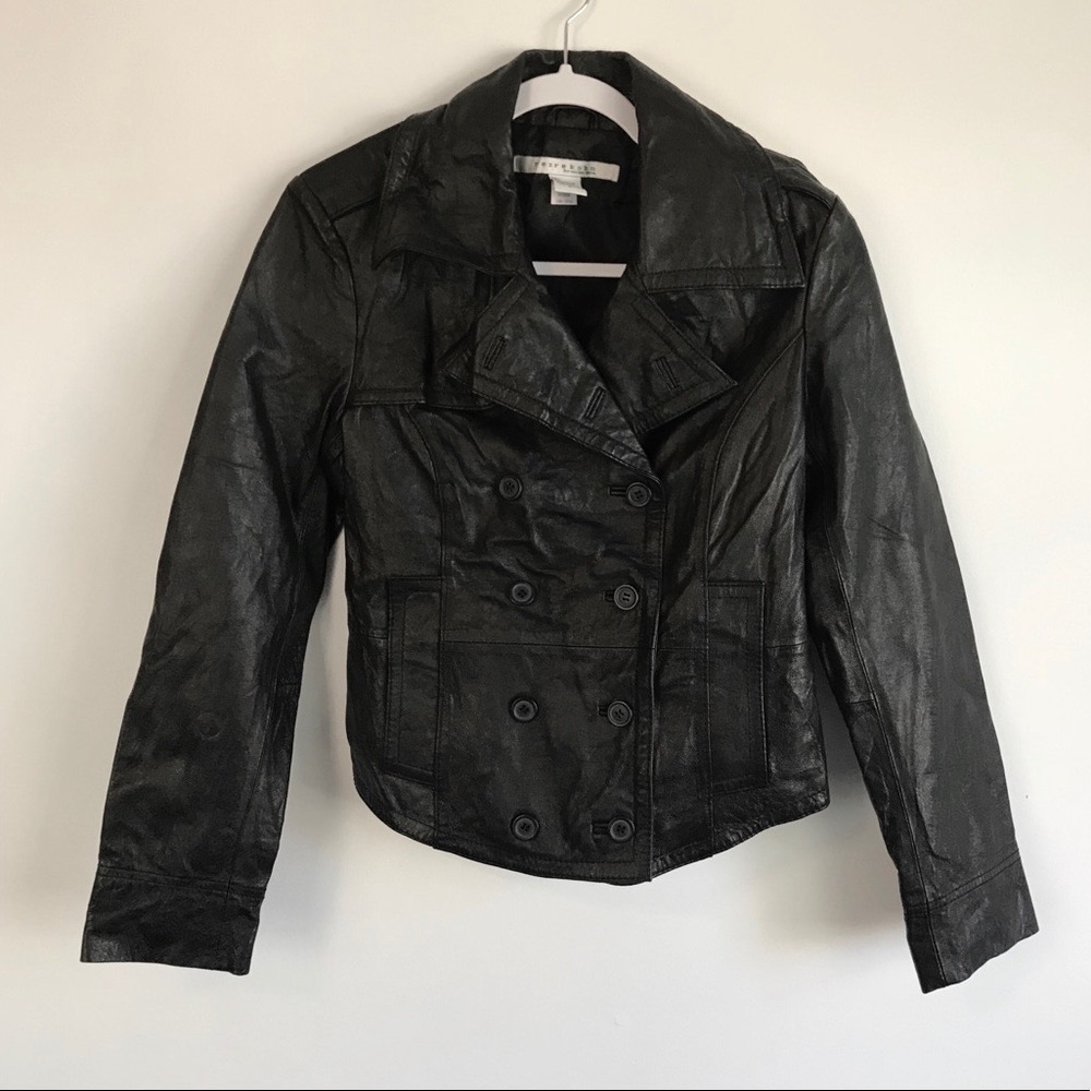 rezrekshn • 100% Leather Double Breasted Jacket